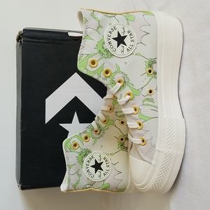 New Converse Lime Rave High Top 6.5
